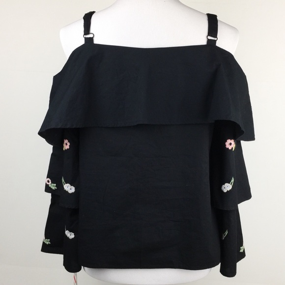 International Concepts Floral Off Shoulder Top - Picture 7 of 8